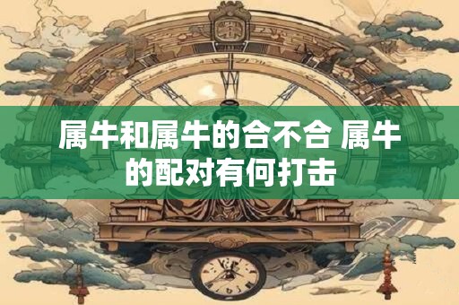 属牛和属牛的合不合 属牛的配对有何打击