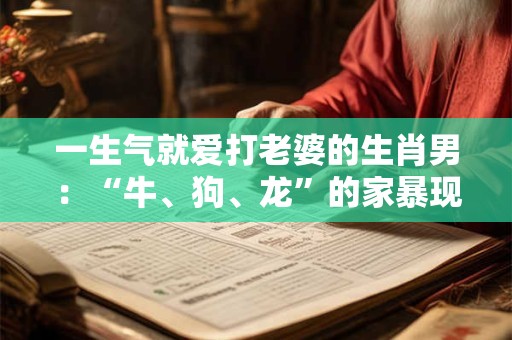 一生气就爱打老婆的生肖男：“牛、狗、龙”的家暴现象