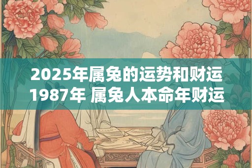 2025年属兔的运势和财运1987年 属兔人本命年财运好吗