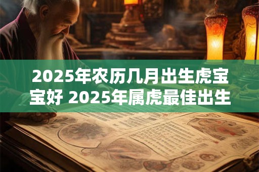 2025年农历几月出生虎宝宝好 2025年属虎最佳出生时辰