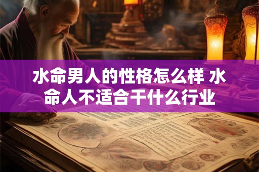 水命男人的性格怎么样 水命人不适合干什么行业
