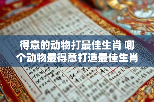 得意的动物打最佳生肖 哪个动物最得意打造最佳生肖