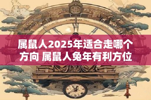 属鼠人2025年适合走哪个方向 属鼠人兔年有利方位
