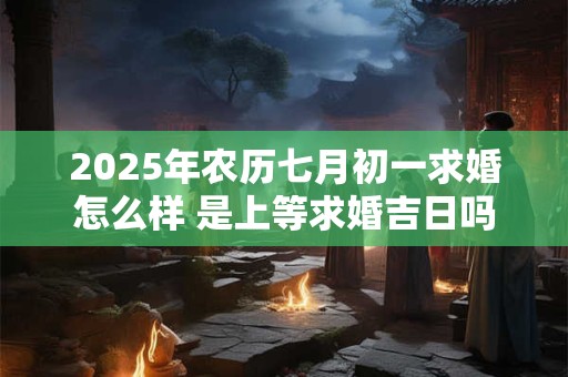 2025年农历七月初一求婚怎么样 是上等求婚吉日吗