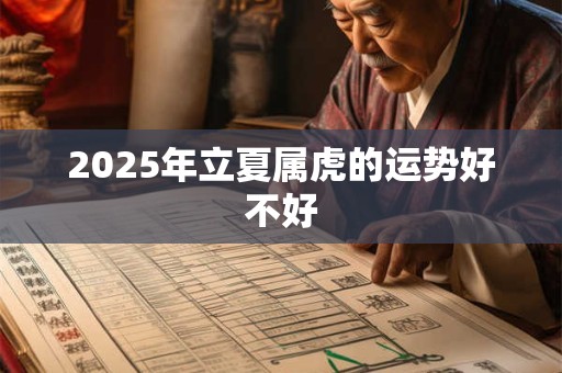 2025年立夏属虎的运势好不好