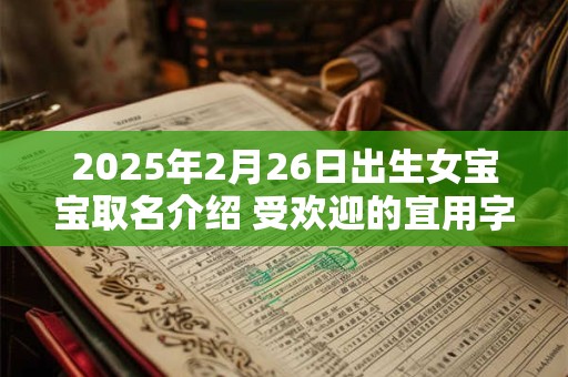 2026年2月26日出生女宝宝取名介绍 受欢迎的宜用字
