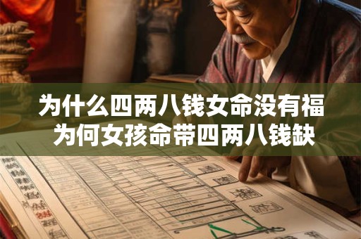 为什么四两八钱女命没有福 为何女孩命带四两八钱缺乏好运