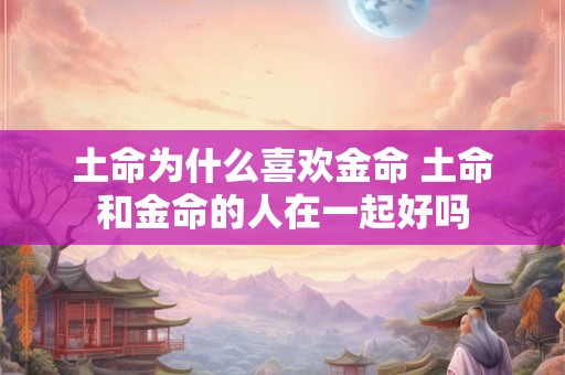 土命为什么喜欢金命 土命和金命的人在一起好吗