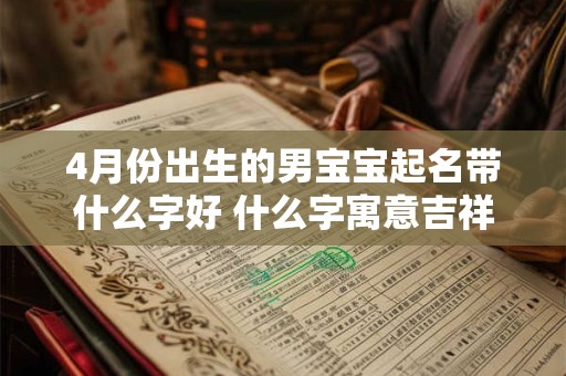 4月份出生的男宝宝起名带什么字好 什么字寓意吉祥