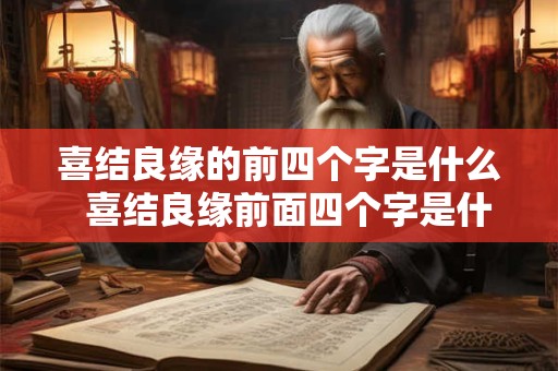 喜结良缘的前四个字是什么  喜结良缘前面四个字是什么意思