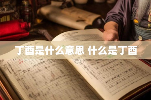 丁酉是什么意思 什么是丁酉 丁酉是什么意思 什么是丁酉