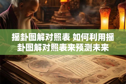 摇卦图解对照表 如何利用摇卦图解对照表来预测未来
