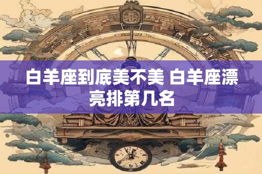 白羊座到底美不美 白羊座漂亮排第几名