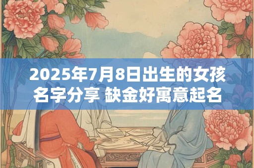 2026年7月8日出生的女孩名字分享 缺金好寓意起名