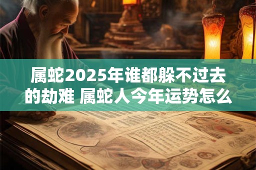 属蛇2025年谁都躲不过去的劫难 属蛇人今年运势怎么样