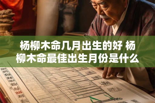 杨柳木命几月出生的好 杨柳木命最佳出生月份是什么