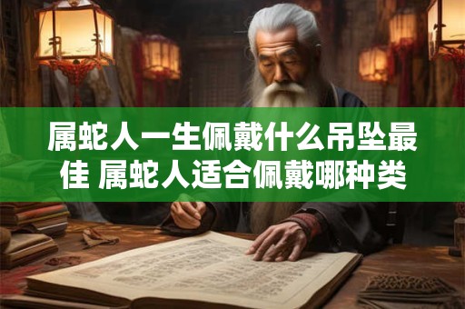 属蛇人一生佩戴什么吊坠最佳 属蛇人适合佩戴哪种类型的吊坠