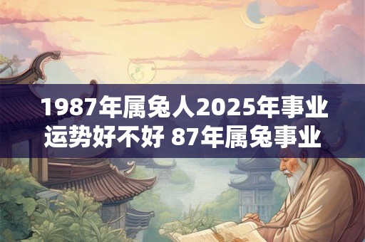 1987年属兔人2026年事业运势好不好 87年属兔事业贵人