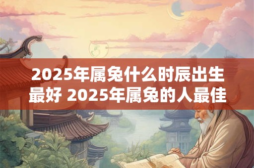 2025年属兔什么时辰出生最好 2025年属兔的人最佳出生时辰是什么