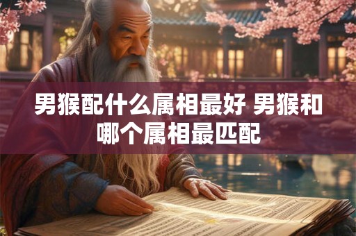男猴配什么属相最好 男猴和哪个属相最匹配