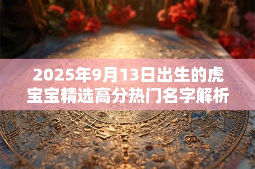 2025年9月13日出生的虎宝宝精选高分热门名字解析