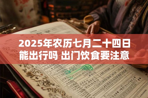 2025年农历七月二十四日能出行吗 出门饮食要注意什么