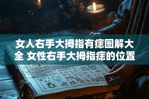 女人右手大拇指有痣图解大全 女性右手大拇指痣的位置图解