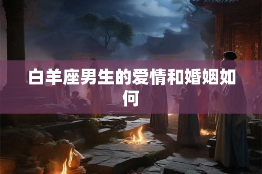 白羊座男生的爱情和婚姻如何
