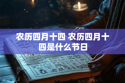 农历四月十四 农历四月十四是什么节日