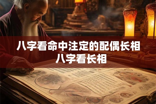 八字看命中注定的配偶长相  八字看长相