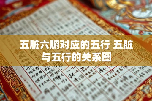 五脏六腑对应的五行 五脏与五行的关系图
