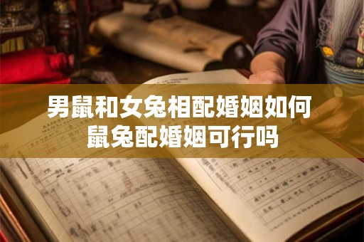 男鼠和女兔相配婚姻如何 鼠兔配婚姻可行吗