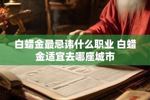白蜡金最忌讳什么职业 白蜡金适宜去哪座城市