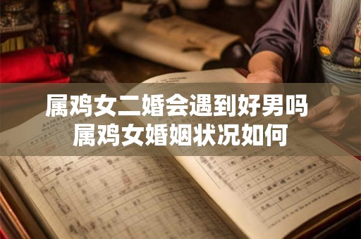 属鸡女二婚会遇到好男吗 属鸡女婚姻状况如何