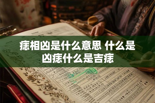 痣相凶是什么意思 什么是凶痣什么是吉痣