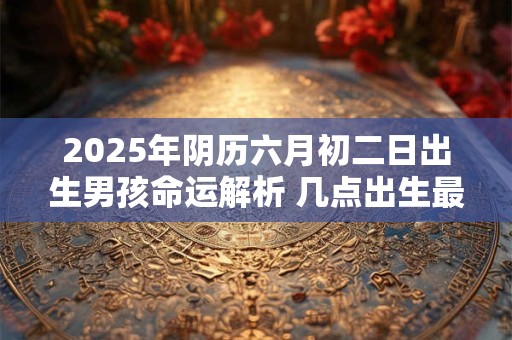 2025年阴历六月初二日出生男孩命运解析 几点出生最好