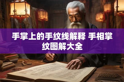 手掌上的手纹线解释 手相掌纹图解大全