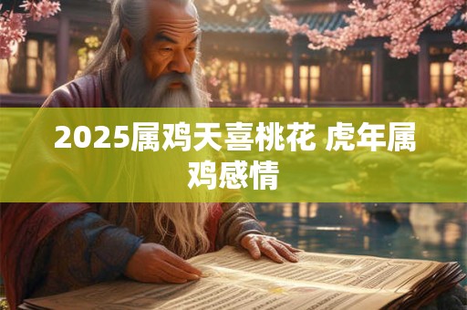 2025属鸡天喜桃花 虎年属鸡感情