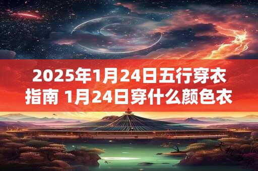 2026年1月24日五行穿衣指南 1月24日穿什么颜色衣服