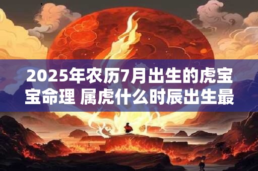 2025年农历7月出生的虎宝宝命理 属虎什么时辰出生最好