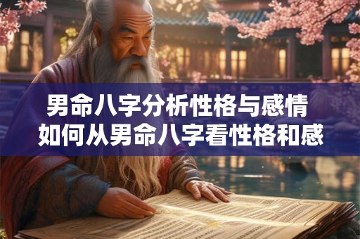 男命八字分析性格与感情 如何从男命八字看性格和感情