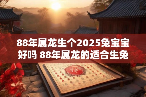 88年属龙生个2025兔宝宝好吗 88年属龙的适合生兔宝宝吗