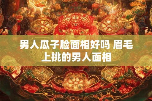 男人瓜子脸面相好吗 眉毛上挑的男人面相