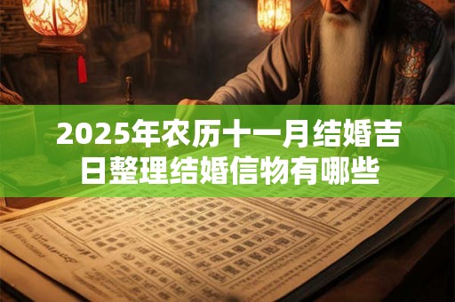 2025年农历十一月结婚吉日整理结婚信物有哪些
