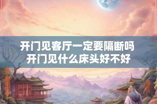 开门见客厅一定要隔断吗 开门见什么床头好不好