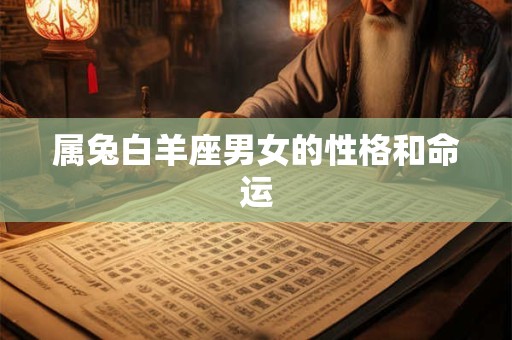属兔白羊座男女的性格和命运