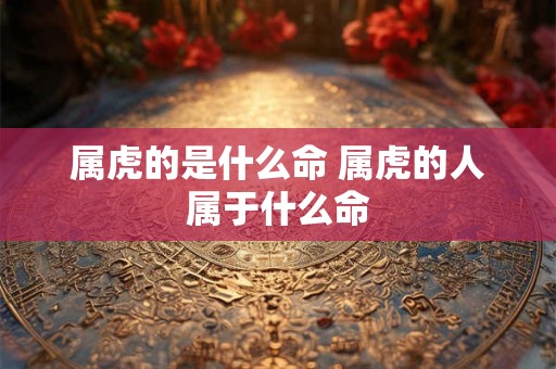 属虎的是什么命 属虎的人属于什么命