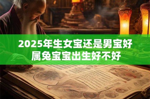 2025年生女宝还是男宝好 属兔宝宝出生好不好