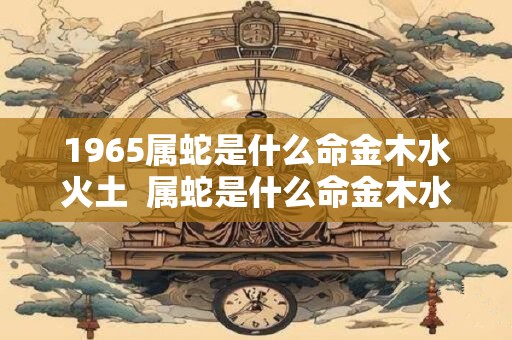 1965属蛇是什么命金木水火土  属蛇是什么命金木水火土