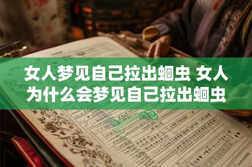 女人梦见自己拉出蛔虫 女人为什么会梦见自己拉出蛔虫